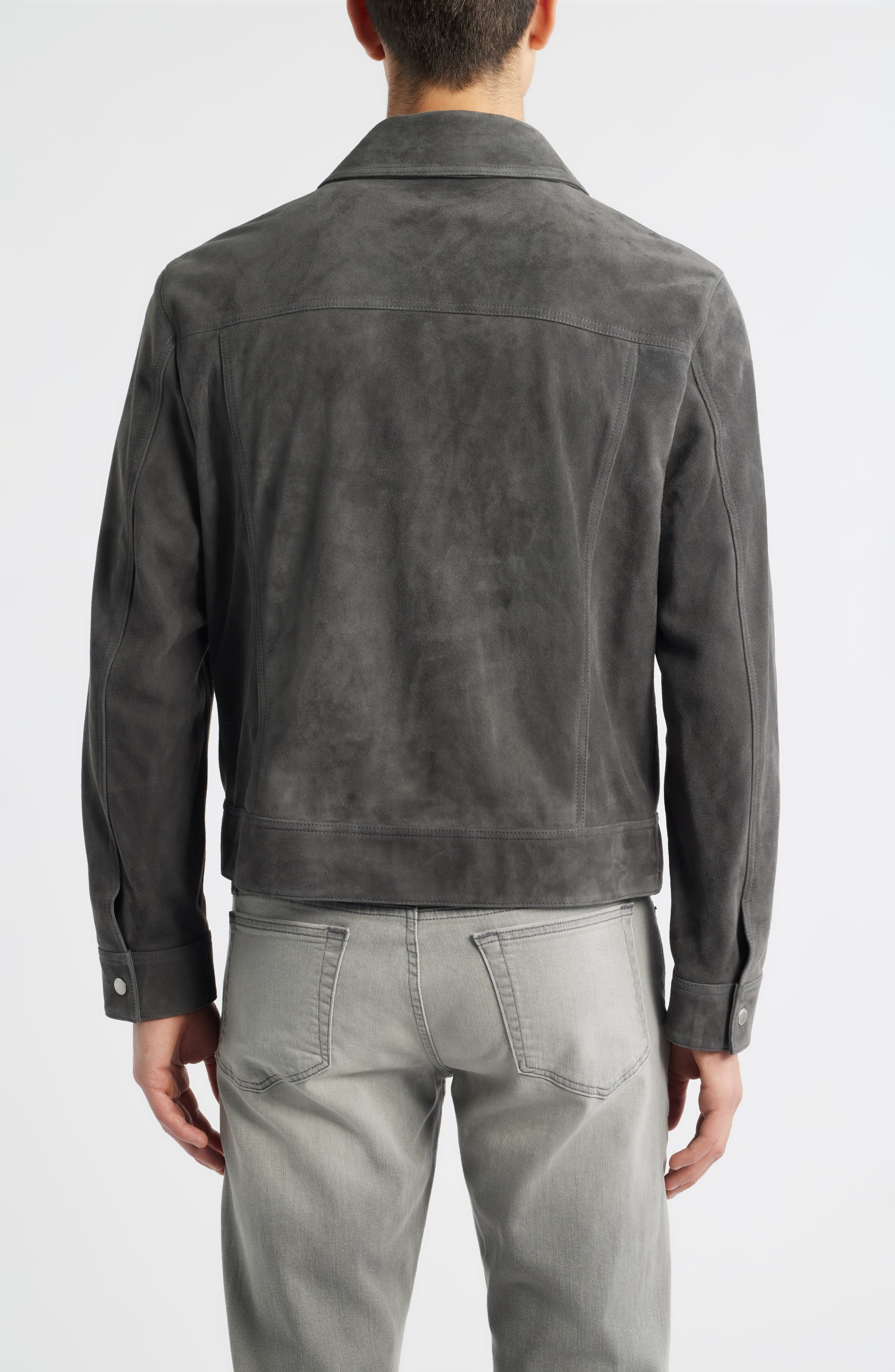 Suede Trucker Jacket - image 2