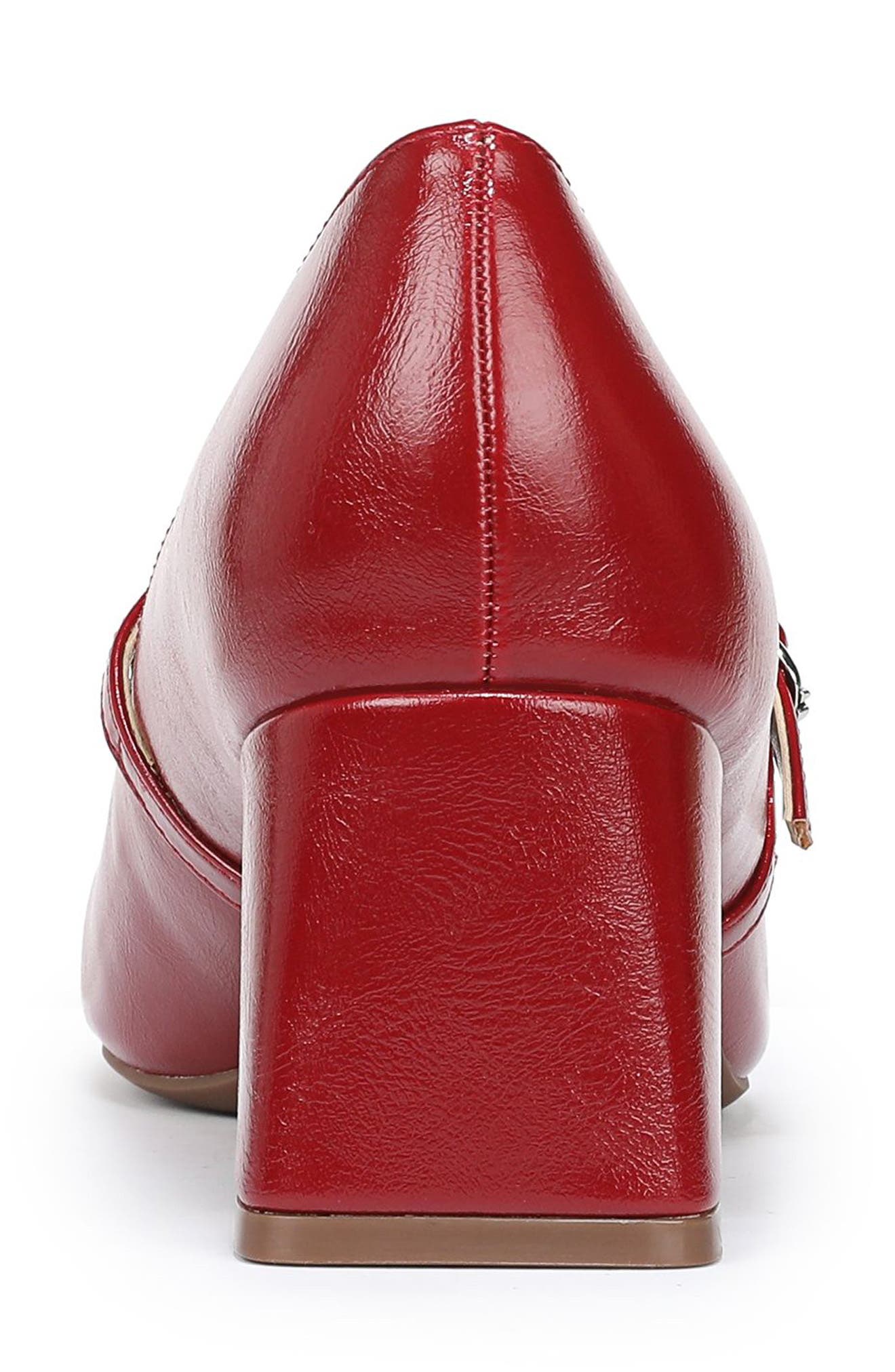 Dancing Mary Jane Pump, Alternate, color, HEART FLAME RED FAUX LEATHER
