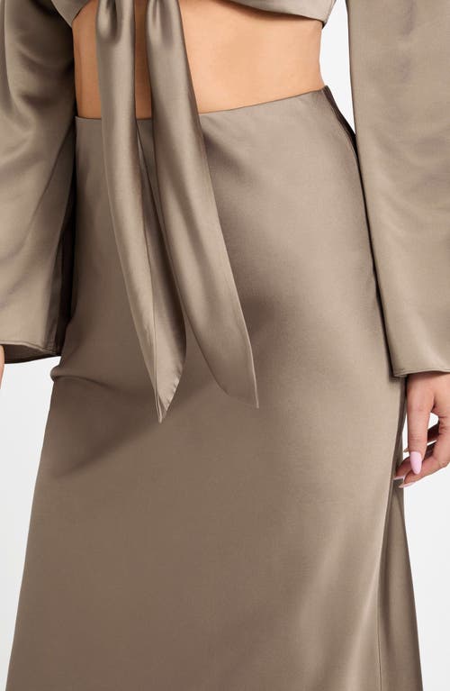 Marciano Monica Maxi Skirt In Gray