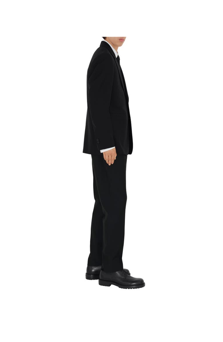 Burberry Wool Tailored Trousers, Alternate, color, Black