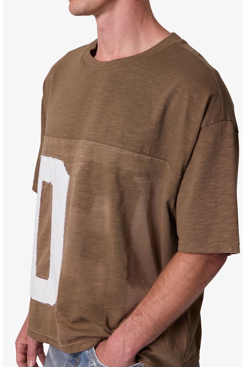 Washed Repatched Graphic T-shirt, Alternate, color, BROWN