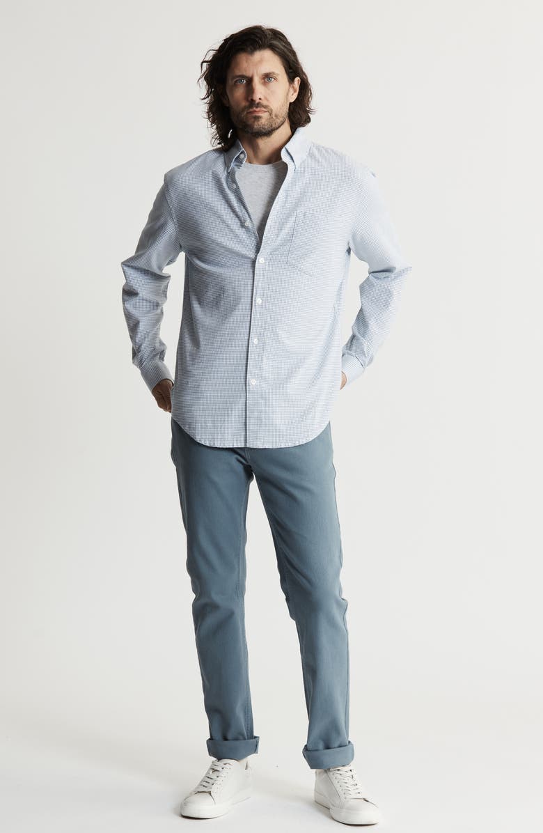 JACHS Classic Stretch Oxford Button-Up Shirt, Alternate, color, Slate