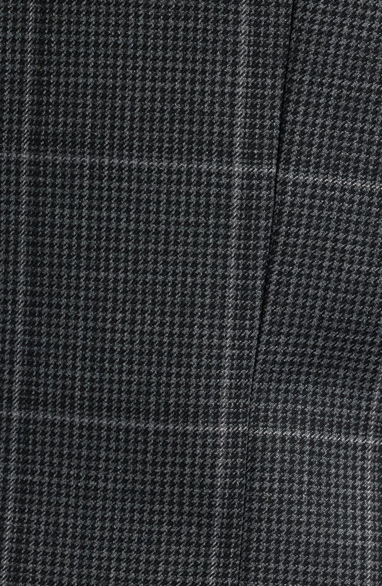 DANIEL HECHTER Charcoal Windowpane Check Wool Blend Suit, Alternate, color, Charcoal
