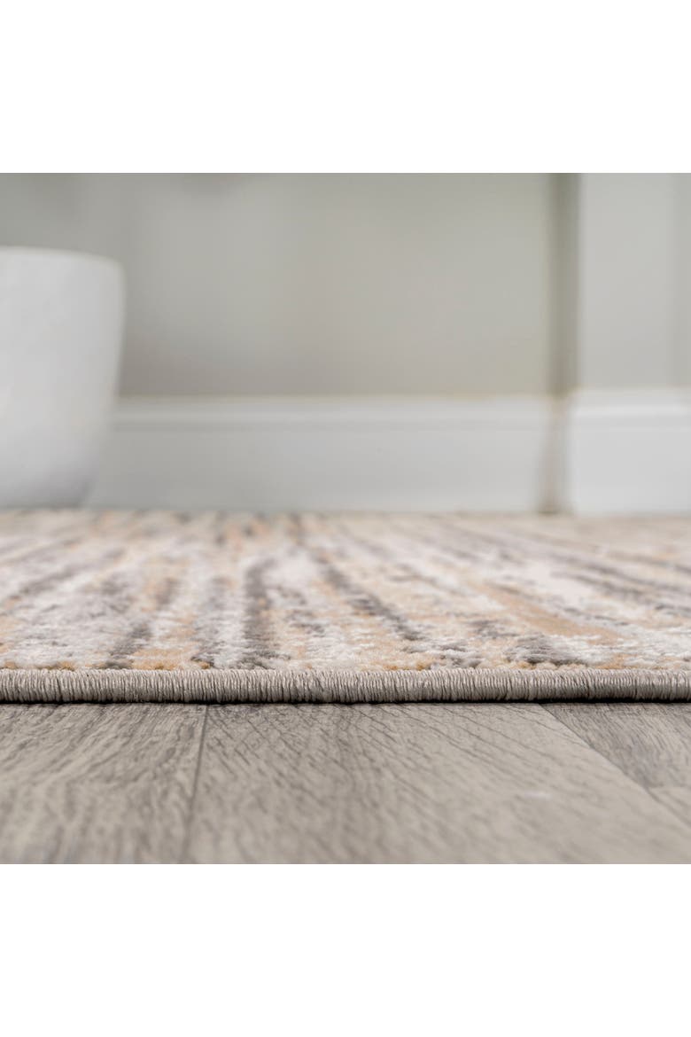 Lotus Modern Persian Floral Area Rug, Alternate, color, Beige/Gray