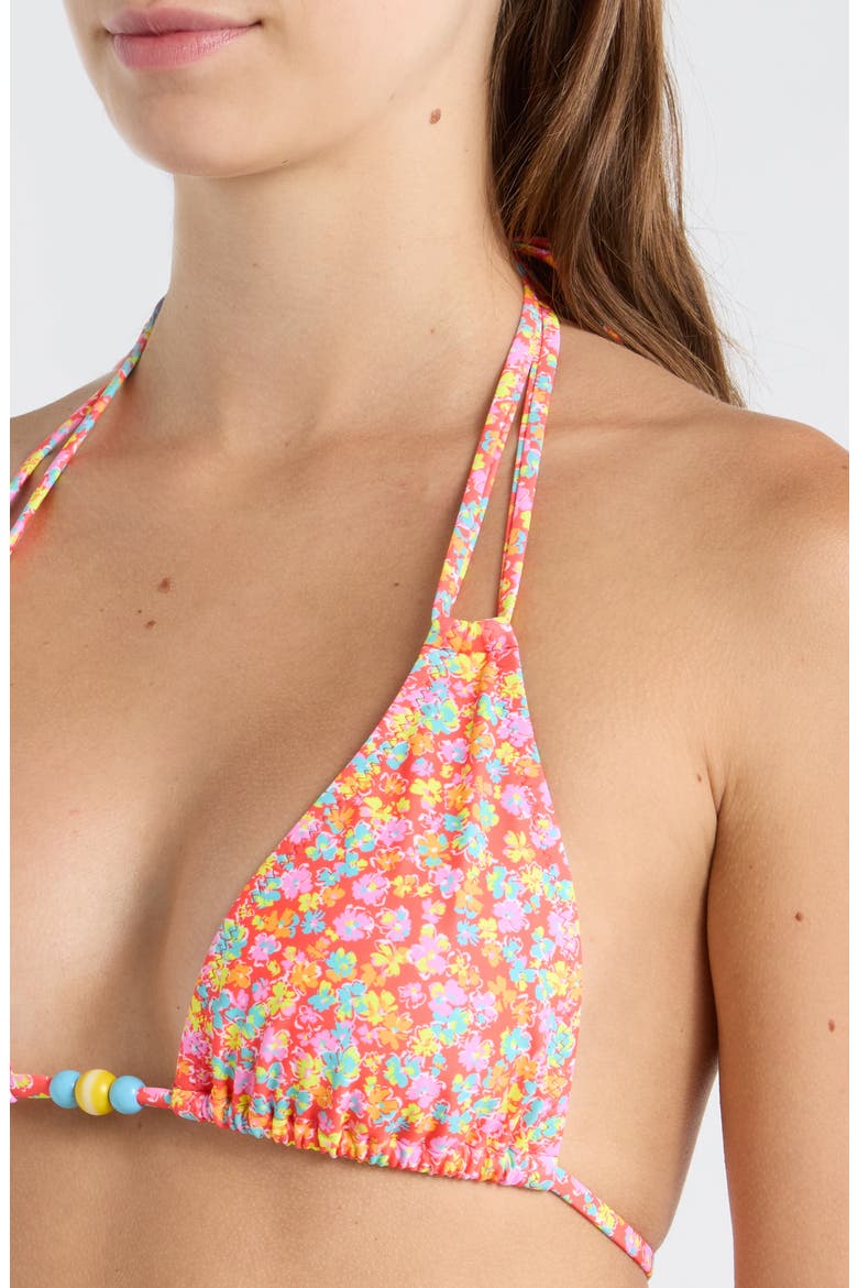 Halter Bikini Top, Alternate, color, BUBBLE POP