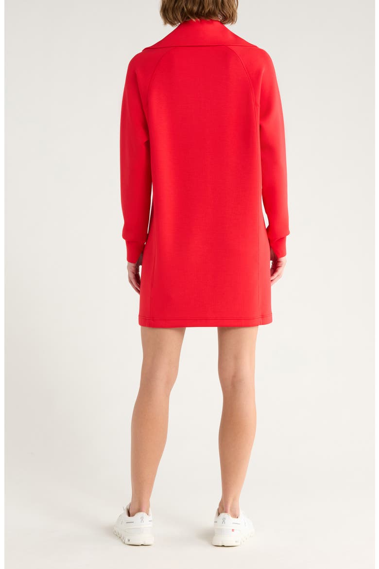 AirEssentials Half Zip Minidress, Alternate, color, SPANX RED