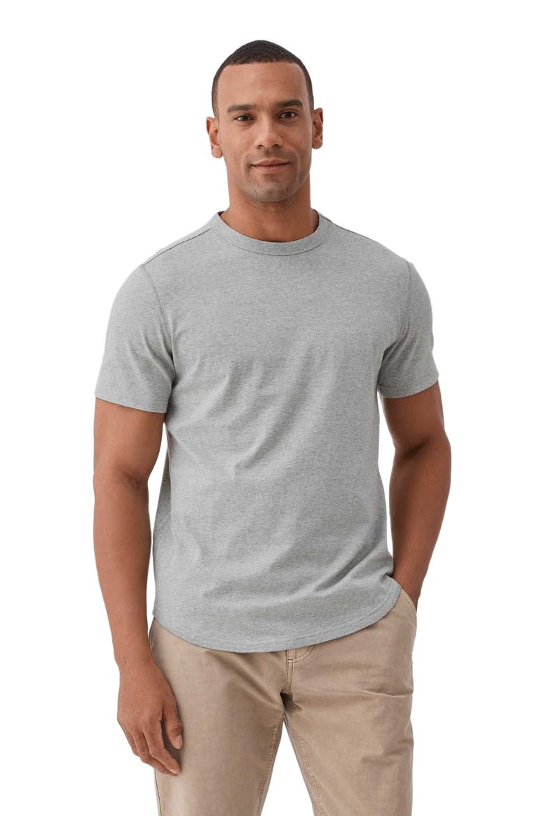 Salty Scoop Jersey Tee, Main, color, Heather Grey