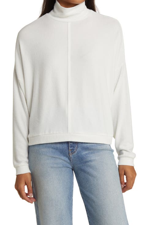 Cloud Mock Neck Sweater