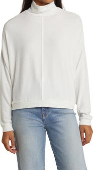 Lucky Brand Cloud Mock Neck Sweater