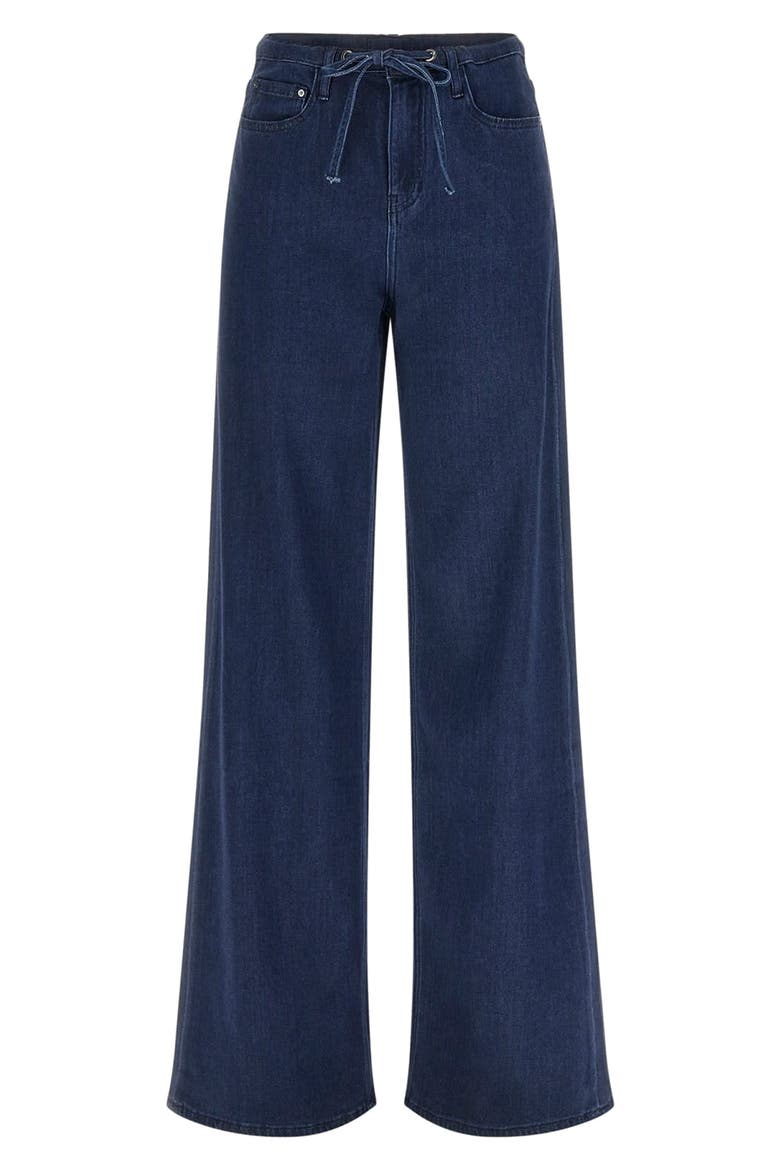 Blossom Drawstring Wide Leg Jeans, Alternate, color, OKLN-BRIGHT