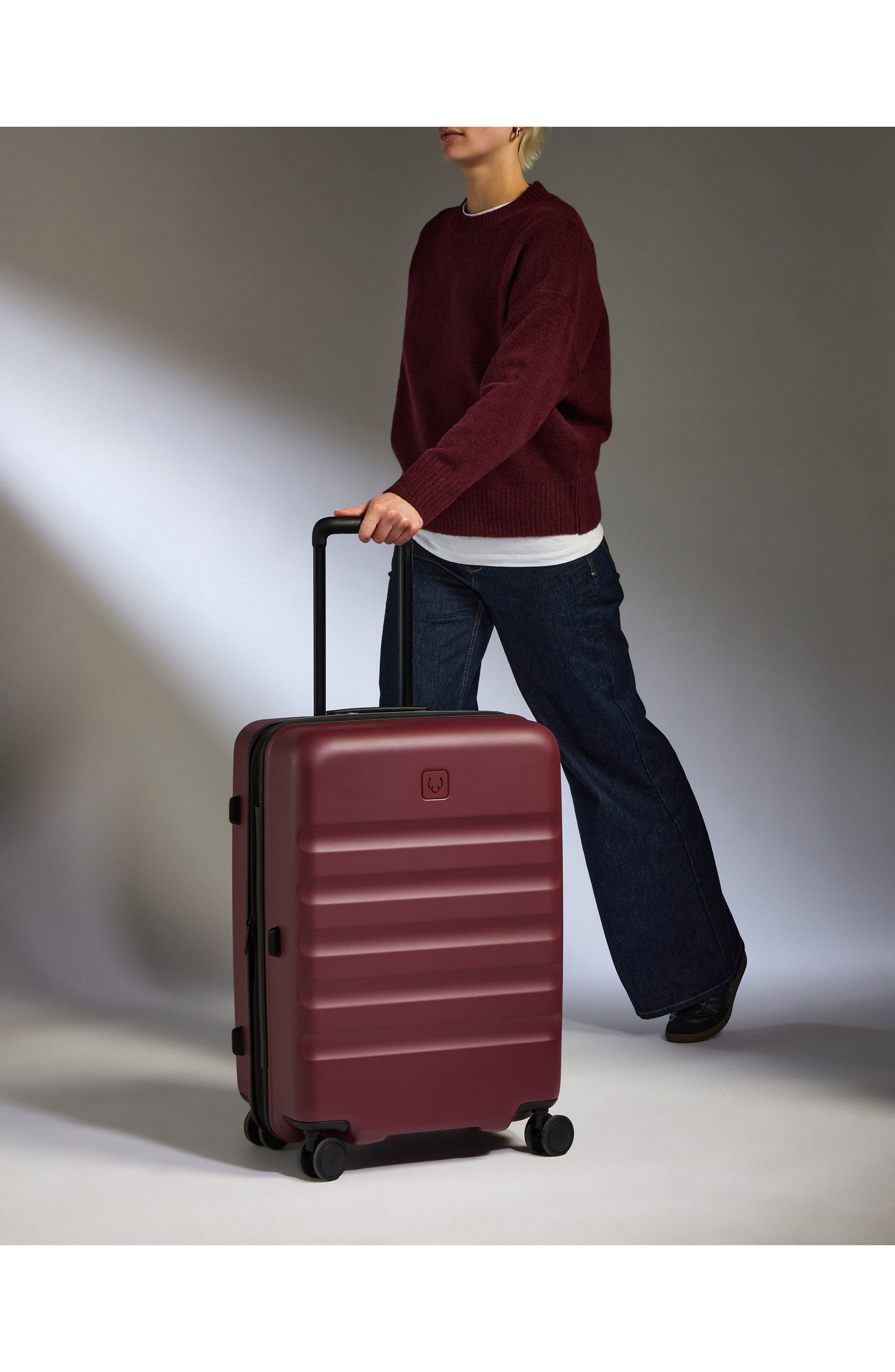 ANTLER Medium Luggage - Icon Stripe, Alternate, color, Cedar