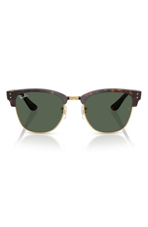 Ray Ban Ray-ban 47mm Polarized Square Sunglasses In Havana