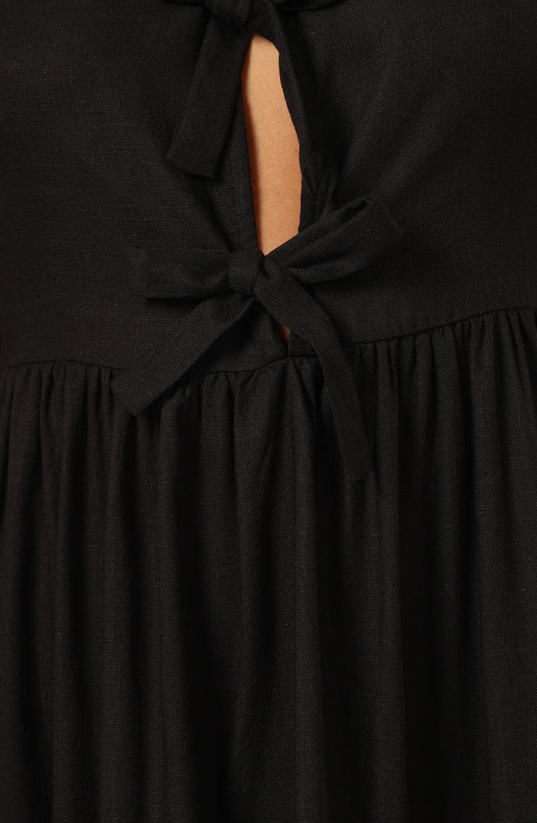 Petal & Pup Harlyn Minidress, Alternate, color, Black