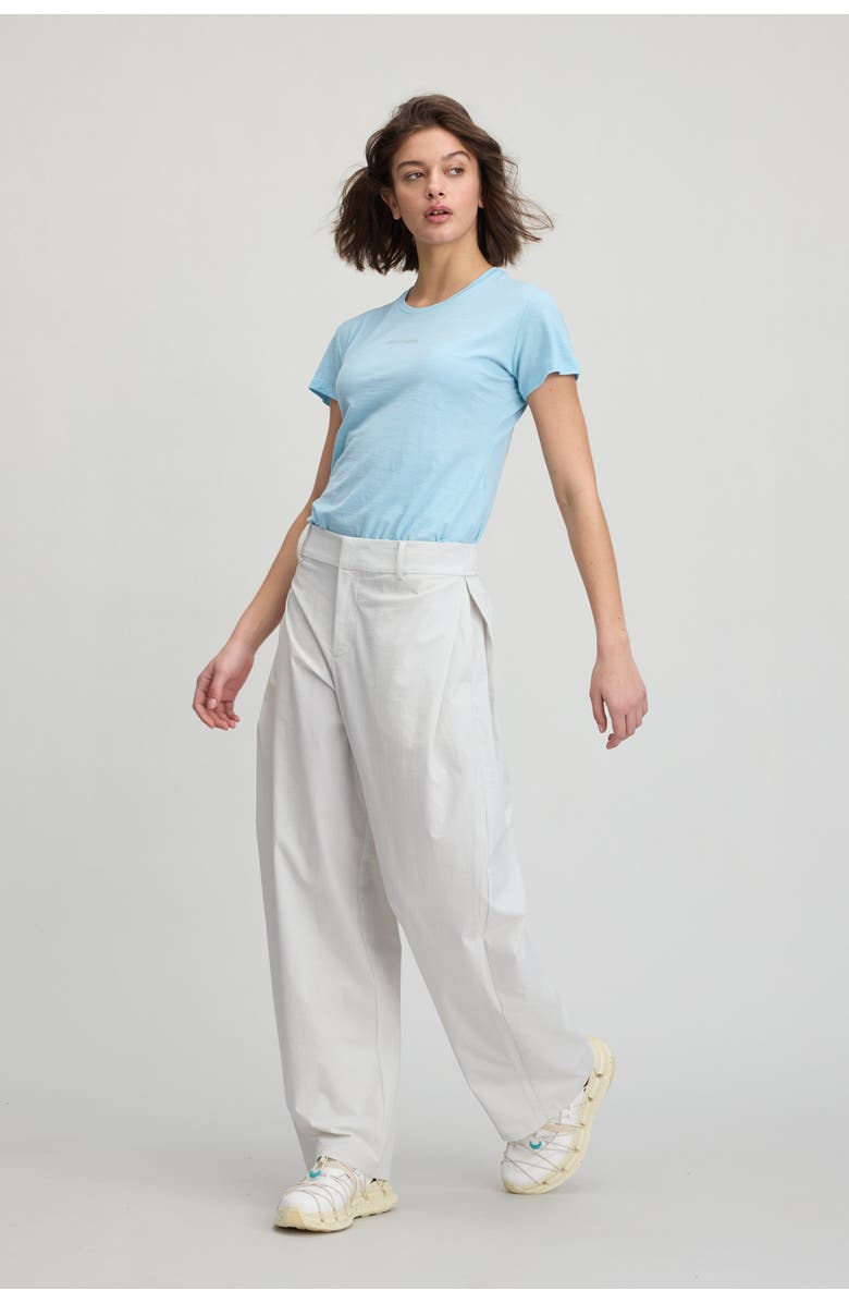 COZY ZERO Women's 100% Merino Lightweight Tee, Alternate, color, Light Blue