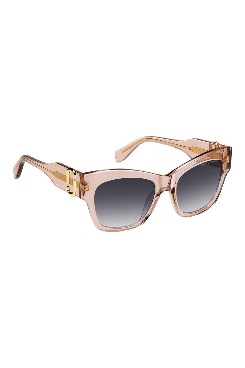 MARC 762/S 54mm Gradient Rectangular Sunglasses, Alternate, color, PINK