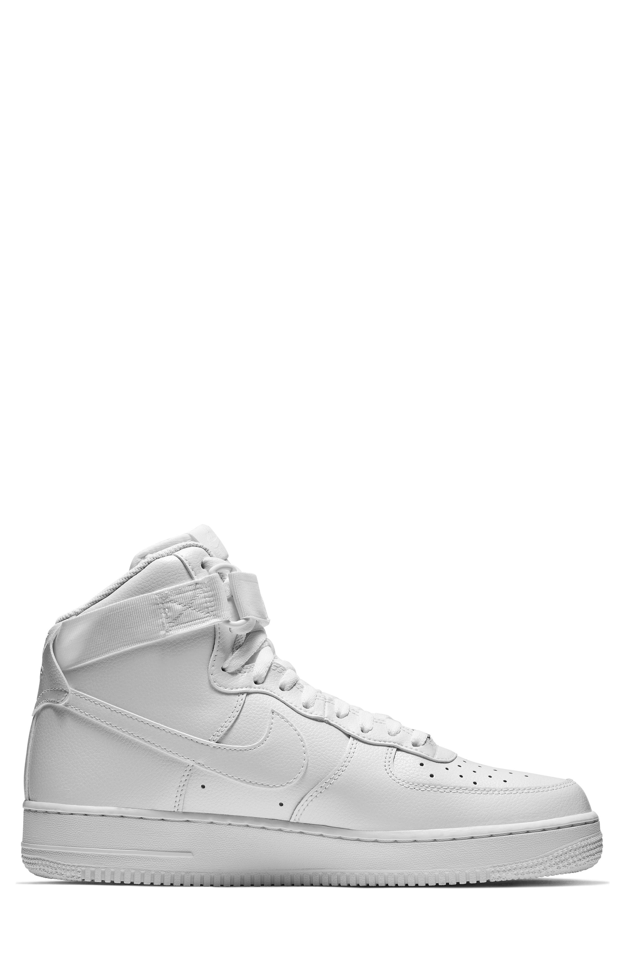 Nike Air Force 1 High '07 Sneaker, Alternate, color, White/ White