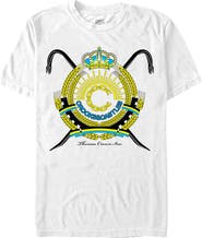 Crooks & Castles Men's Crooks & Castles Thomas Crown Inc. Coat of Arms Graphic T-Shirt