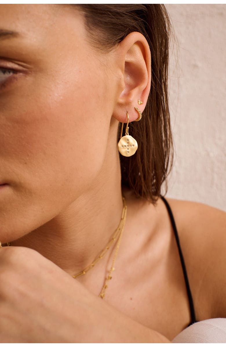 Murkani Halcyon Small Earrings, Alternate, color, Yellow Gold