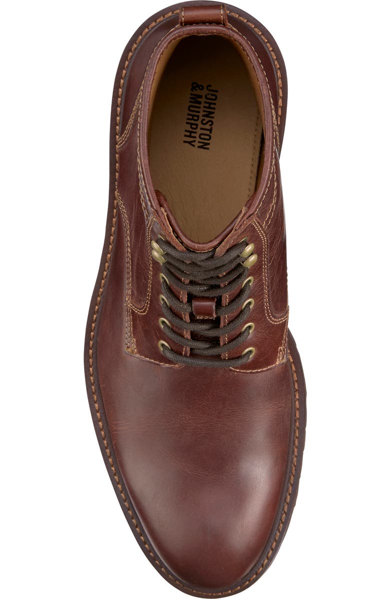 Johnston & Murphy Barrett Water Resistant Boot, Alternate, color, Mahogany