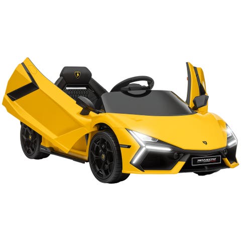 Lamborghini Revuelto 12V Kids Electric Car with Hydraulic Doors, Remote