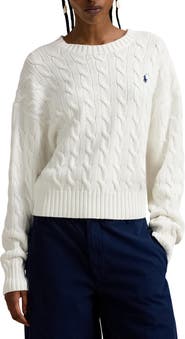 Polo Ralph Lauren Cable Knit Crewneck Sweater