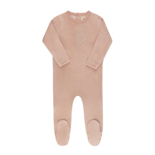 Ely's & Co. Velour Center Floral Collection In Pink