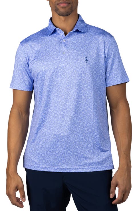 Floral Performance Polo