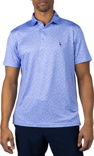 TailorByrd Floral Performance Polo