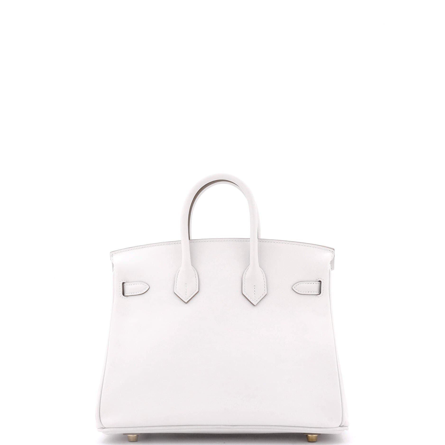 Pre-Owned Hermes Birkin Handbag Grey Swift with Gold Hardware 25, Alternate, color, Gris Pale