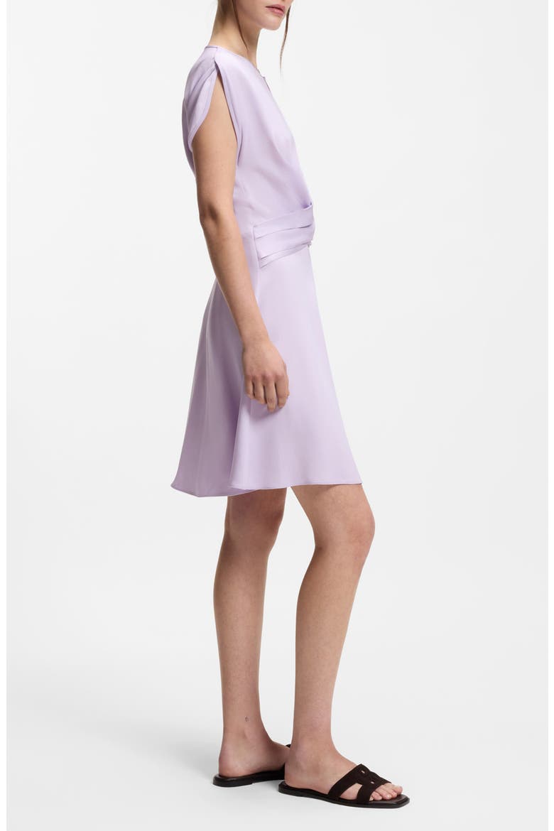 Devari Wrap Bodice Dress, Alternate, color, LAVENDAR TIDE