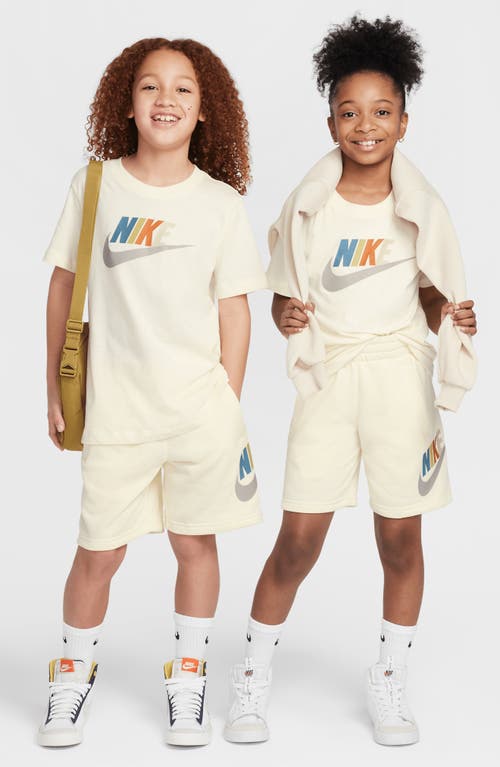 Nike Kids' Sportswear Club Fleece French Terry Shorts In Neutral