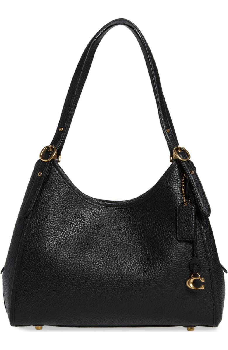 COACH Lori Pebble Leather Shoulder Bag, Main, color,