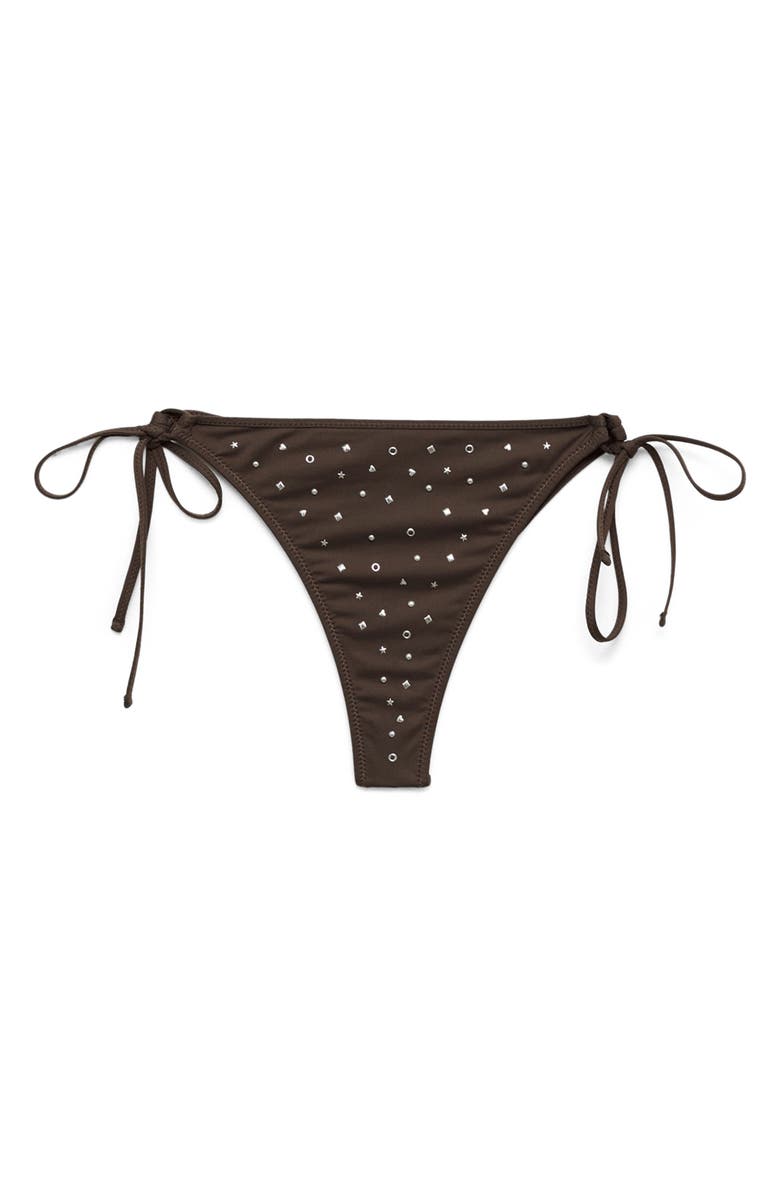 MANGO Embellished Bikini Bottoms, Alternate, color,