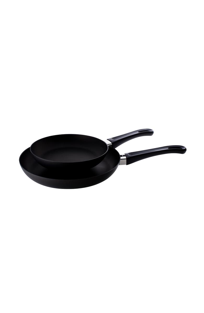 Scanpan Classic 2 Piece Fry Pan Set, 10.25" & 12.5", Nonstick, Main, color, Black
