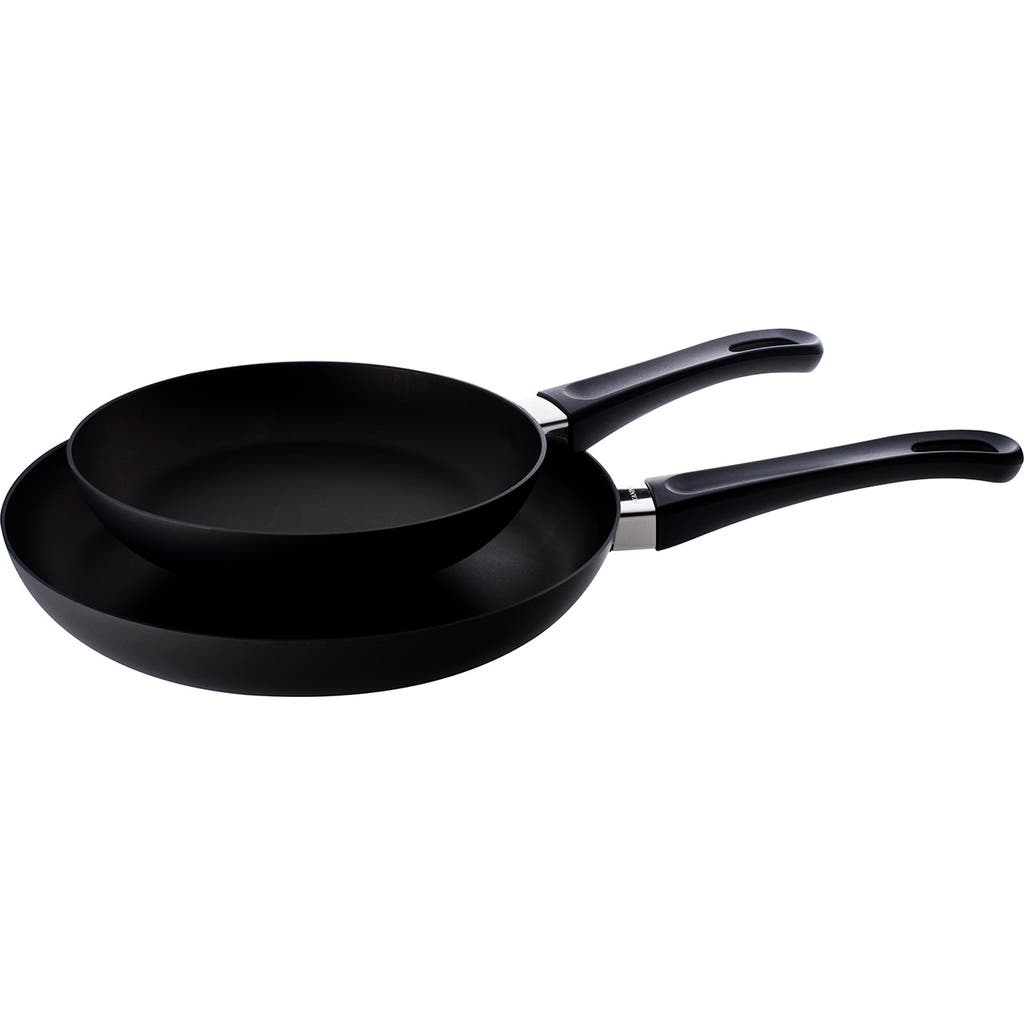 Scanpan Classic 2 Piece Fry Pan Set, 10.25" & 12.5", Nonstick In Black