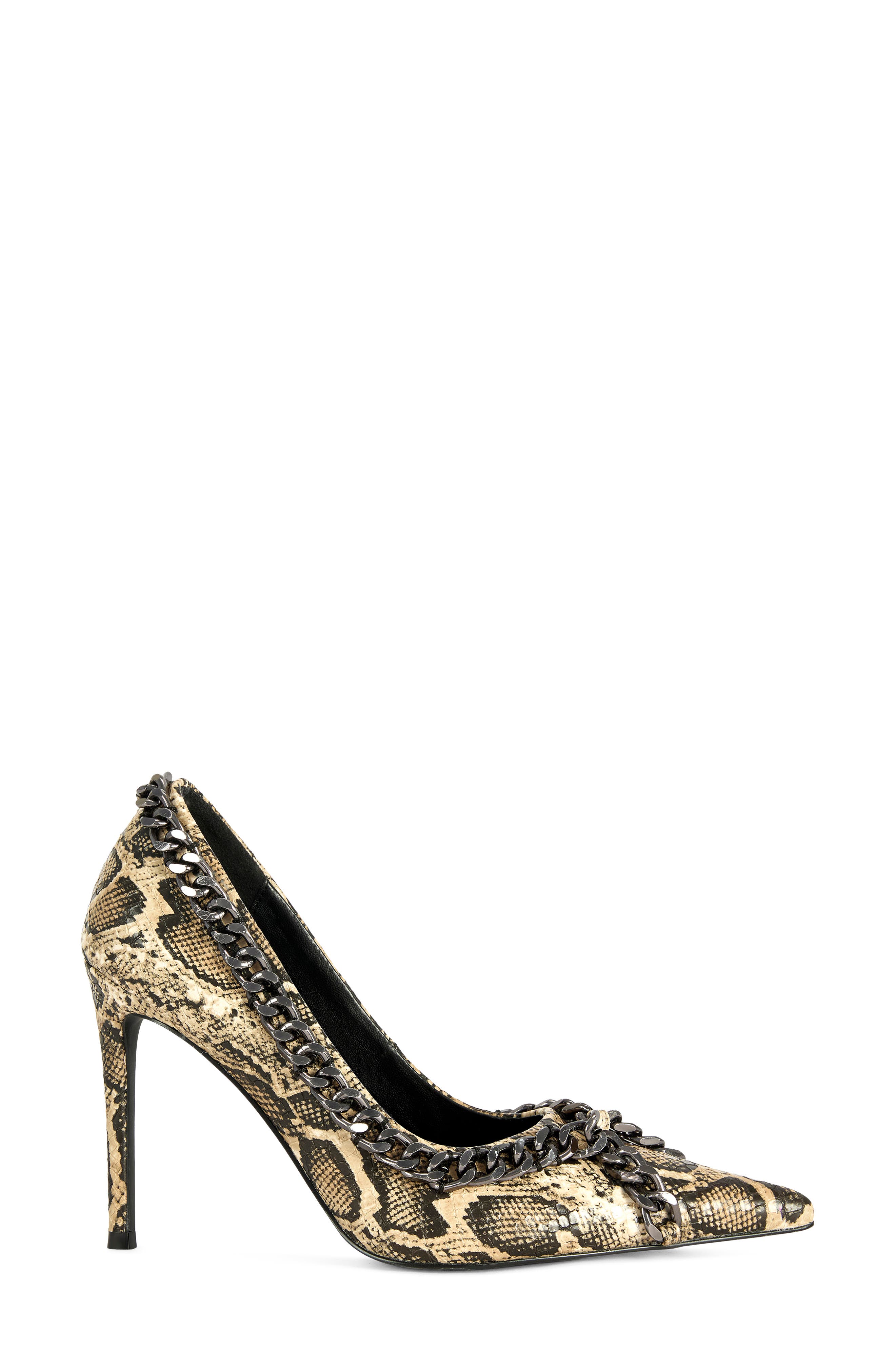 Ravelle Faux Snakeskin Pump, Alternate, color, BEIGE MULTI