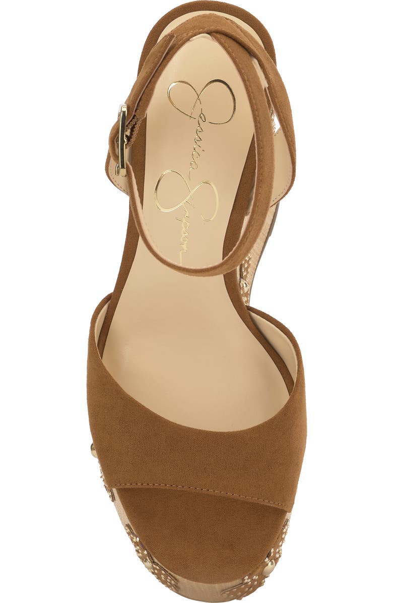 Jessica Simpson Kamindi Ankle Strap Platform Sandal, Alternate, color, Tuscan Tan