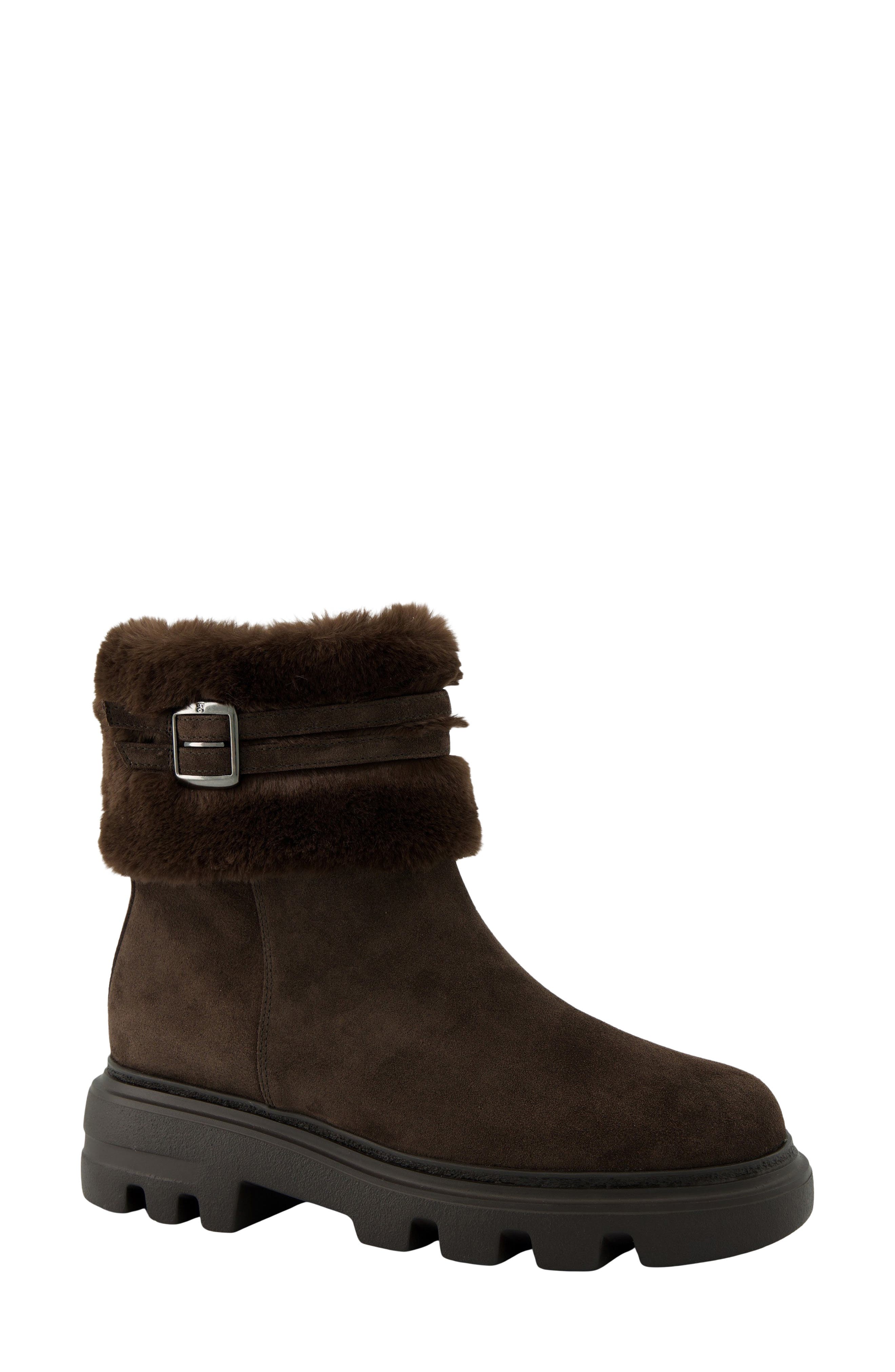 Frosty Faux Fur Boot, Main, color, MOCHA COMBO