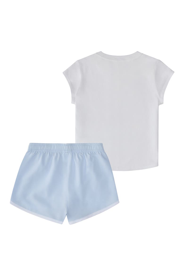 Kids' Graphic T-Shirt & Shorts Set, Alternate, color, WHITE