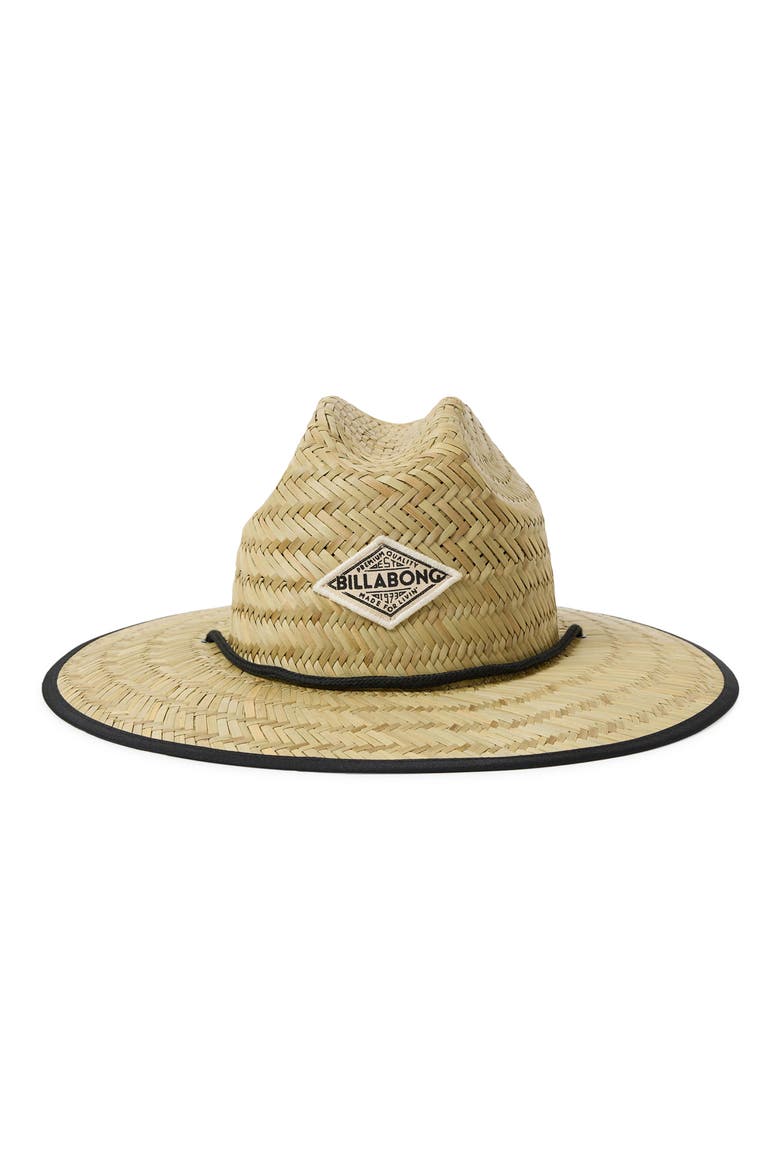 Tipton Woven Straw Sun Hat, Main, color, BLACK PEBBLE