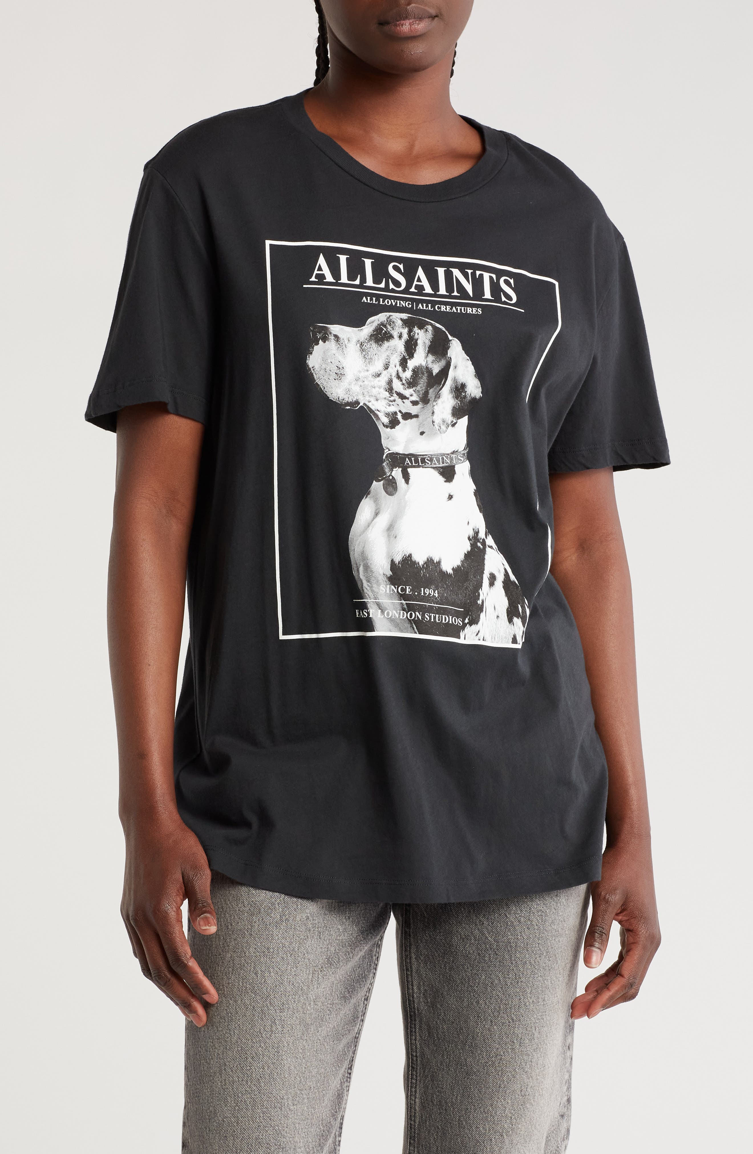 Storm Cotton Graphic Boyfriend T-Shirt