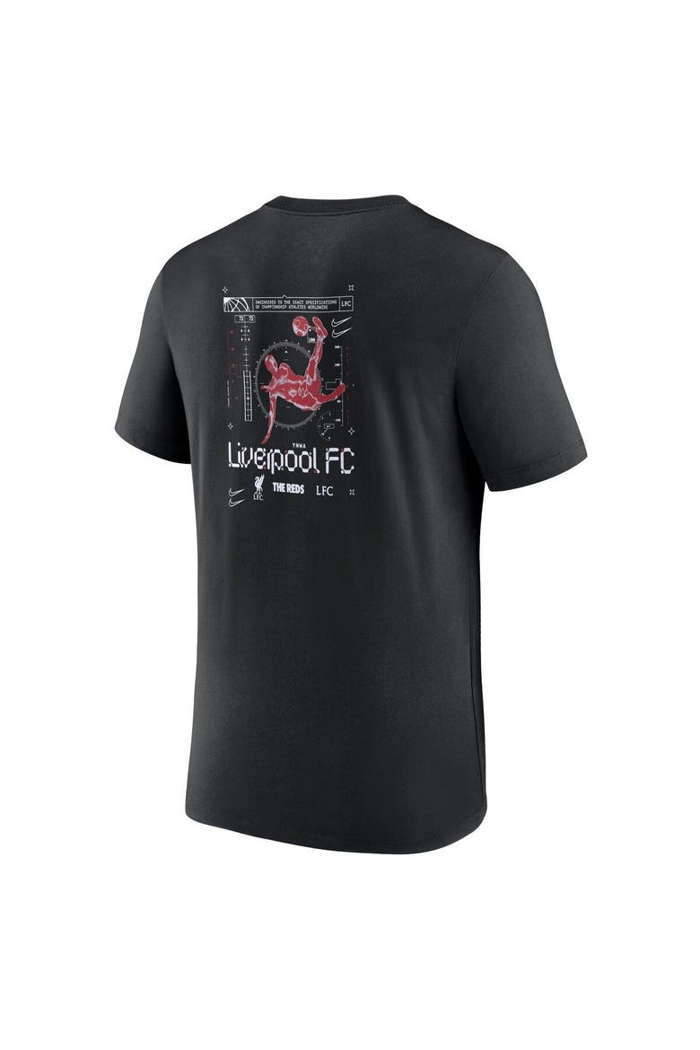 Men's Nike Black Liverpool Air Traffic T-Shirt, Alternate, color, Black