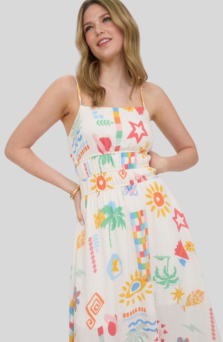 Blu Pepper Midi Sundress, Alternate, color,