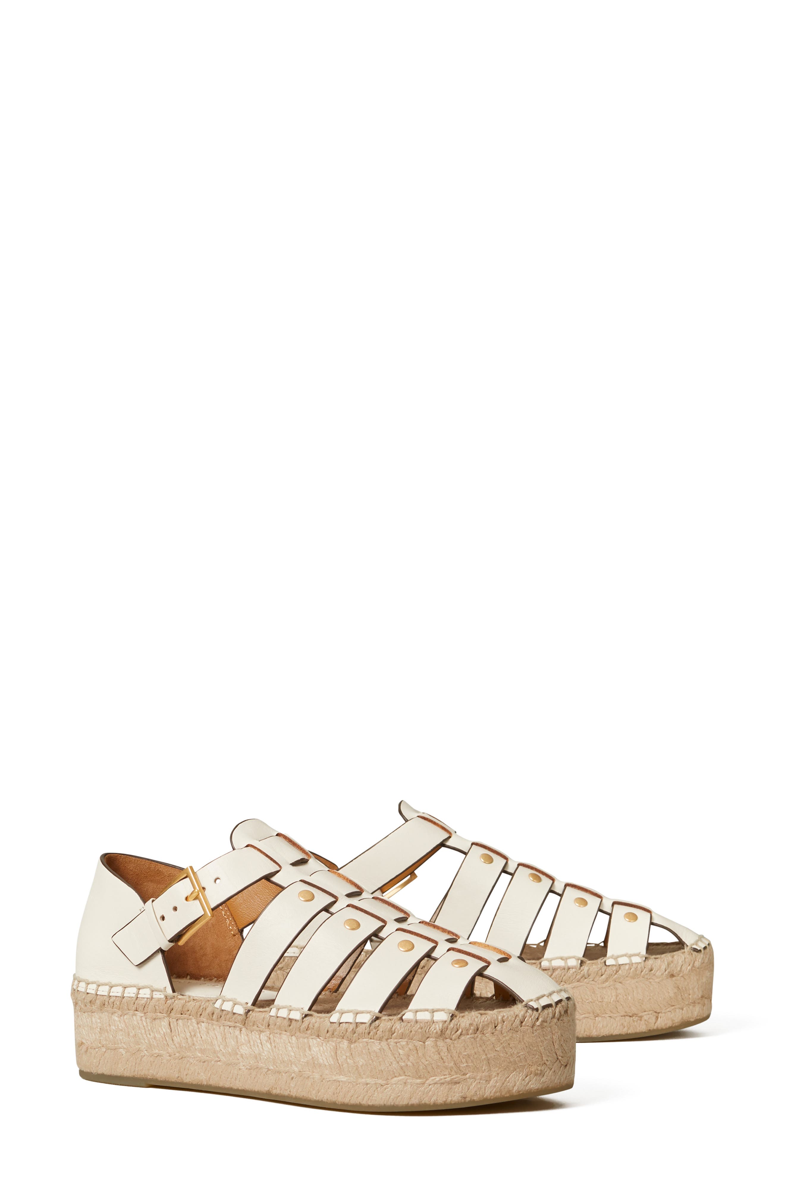 Tory Burch Fisherman Platform Espadrille Sandal, Main, color, 