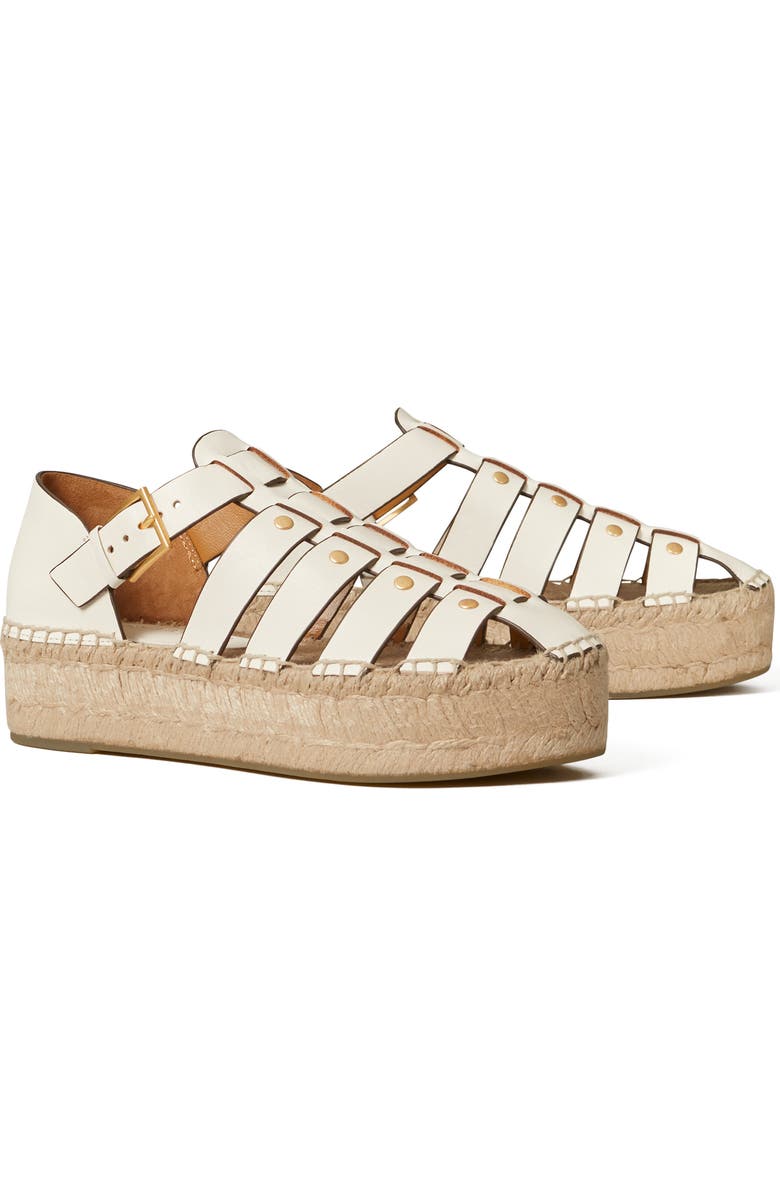 Tory Burch Fisherman Platform Espadrille Sandal, Main, color,