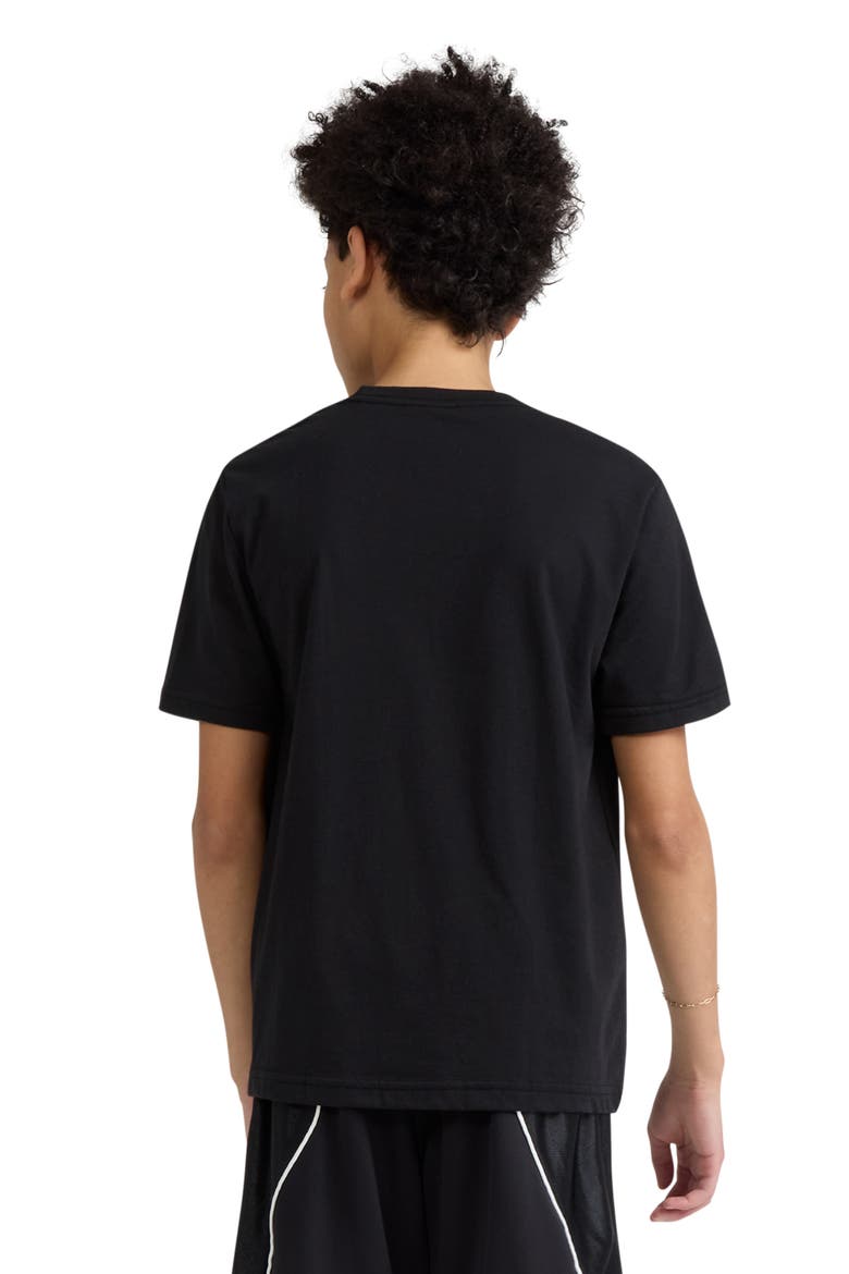 Kids' Jordan Venice Beach Hoops Graphic Cotton Blend T-Shirt, Alternate, color, BLACK
