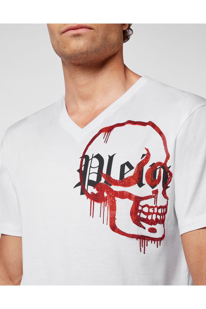 T-Shirt Round Neck Men, Alternate, color, white