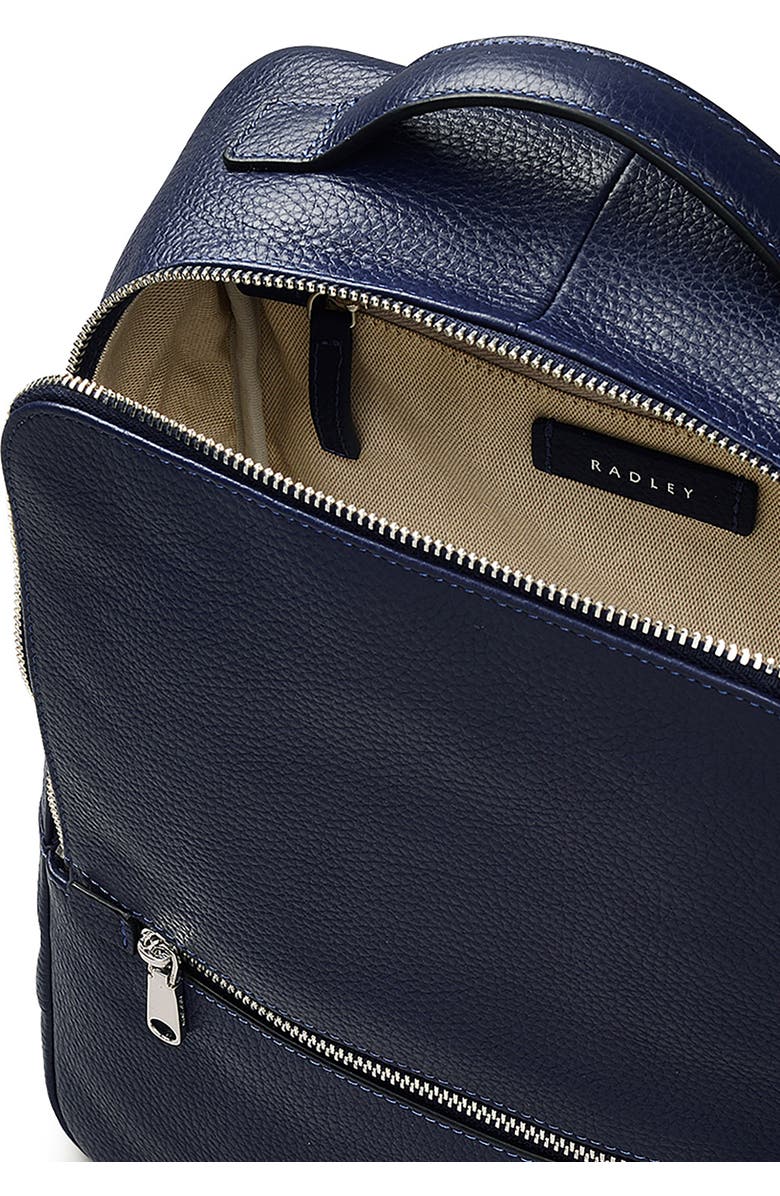Radley Sunny Dene Leather Backpack, Alternate, color, Evenfall