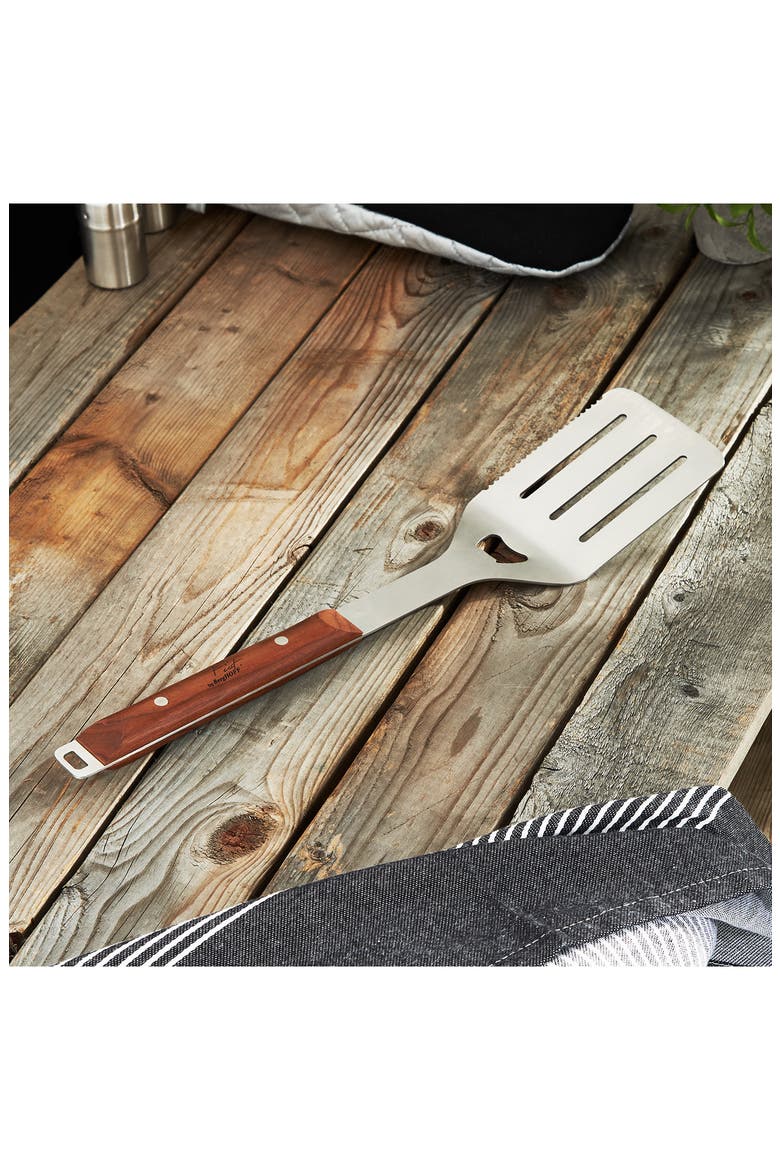 16-Inch Barbecue Turner with Wood Handle, Alternate, color, BROWN