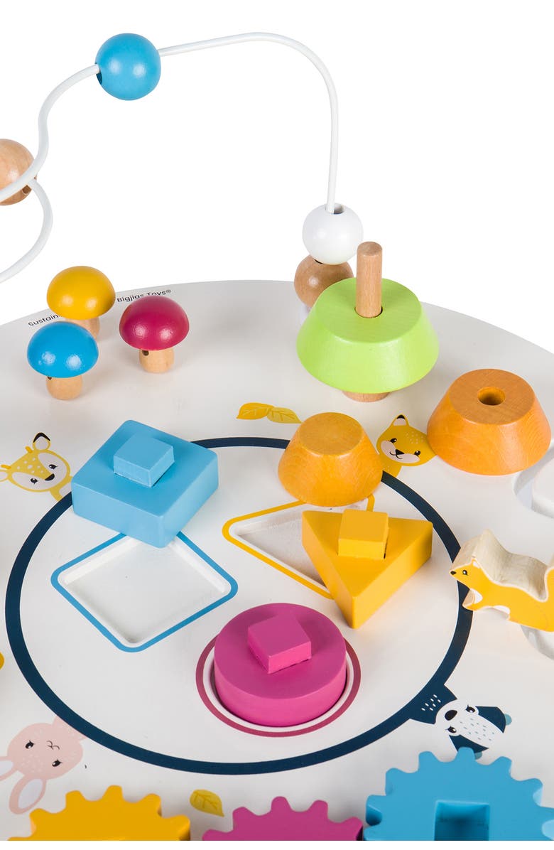 Bigjigs Toys FSC<sup>®</sup> Certified Animal Activity Table, Alternate, color, White